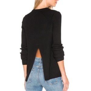 Rag & Bone Carly Pullover Sweater w Split Back